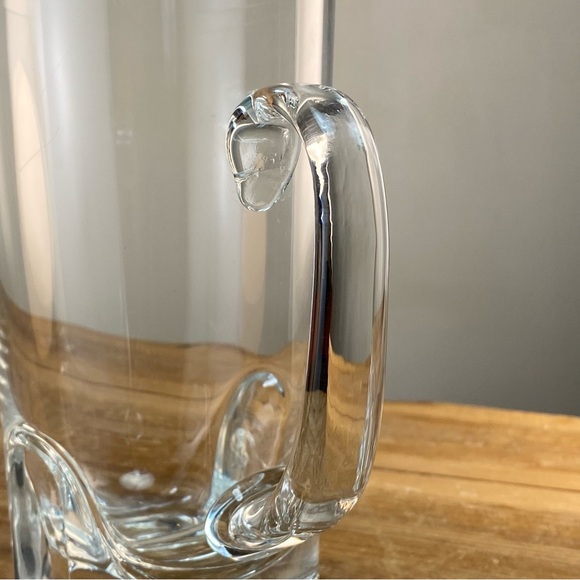 1960s Sampo Pattern Crystal Beer Mug Designed By Heikka Orvola, Iittala Finland - Picture 8 of 14